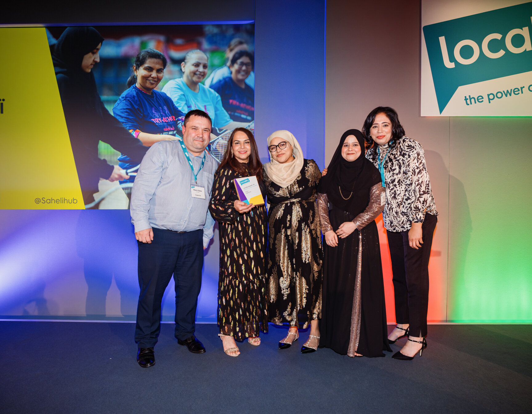 Locality Convention Awards 2024 Saheli Hub receiving awards from Tony
