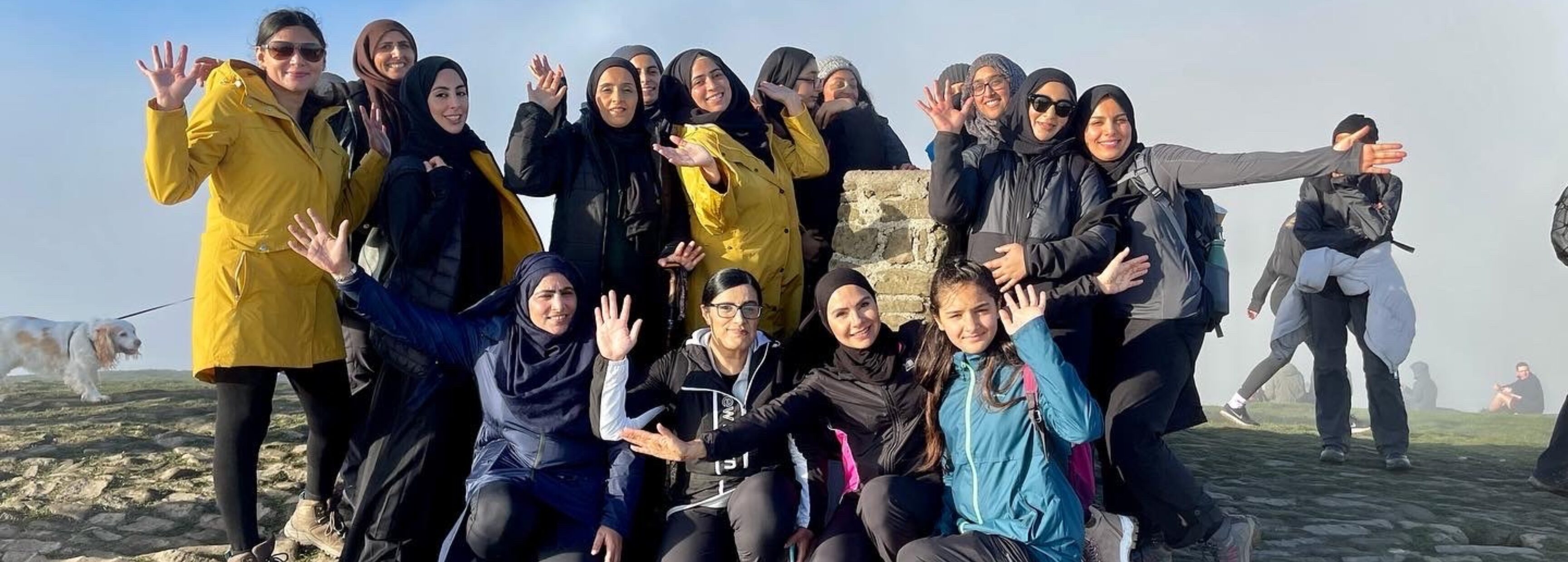 Group of people outside