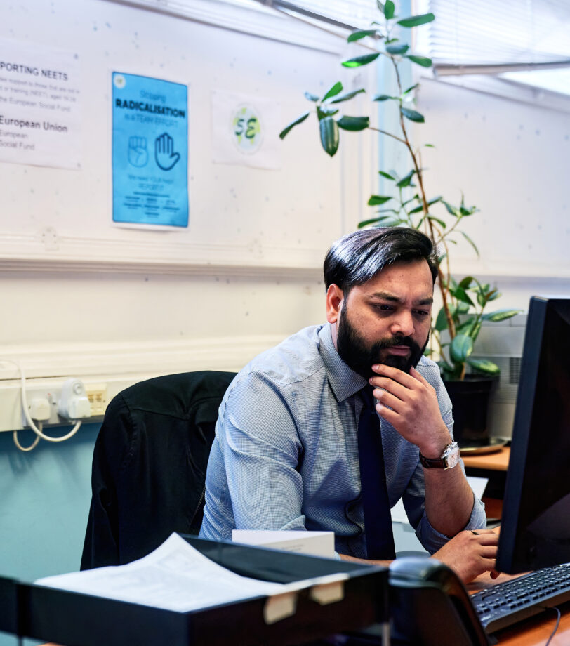 Man in an office